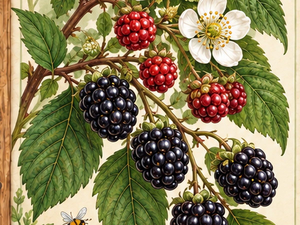 Stachellose Brombeere
